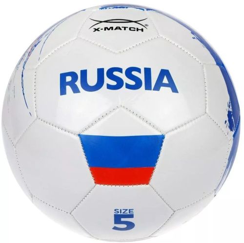 Мяч футбольный X-Match размер 5 покрышка 1 слой 1,6 мм PVC Россия 56451 фото 2