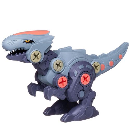 Конструктор Junfa Мой первый динозавр Аллозавр с отверткой фото 6