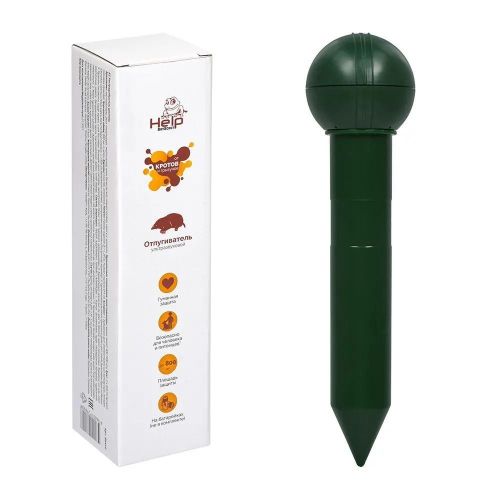 Отпугиватель HELP КРОТОВ ультразвуковой   7x28 см