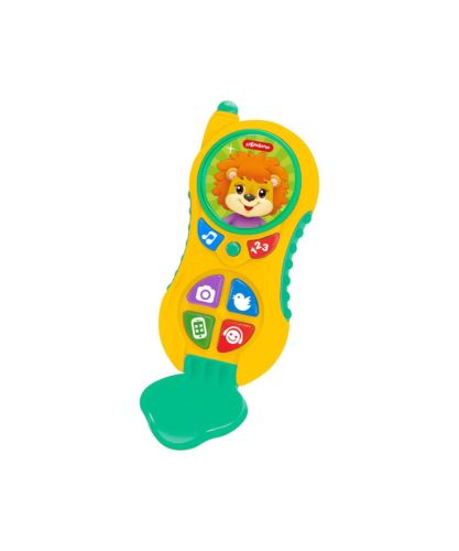 Азбукварик Музыкальная игрушка Алло-алло Телефончик Львёнка фото 2