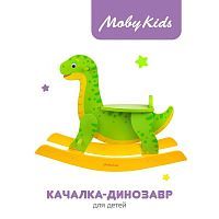 Детская деревянная качалка 78 х 28 х 60 см Moby Kids Динозавр 67512