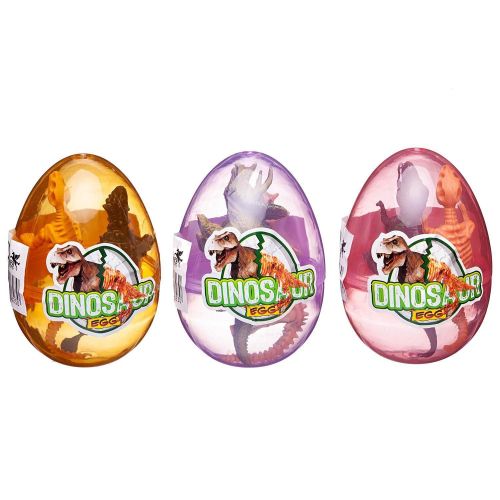 Фигурка Junfa в яйце Динозавр+скелет динозавра 7-9см фото 7