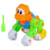 Конструктор-скрутка Обезьяна, инструменты 2 шт, пакет