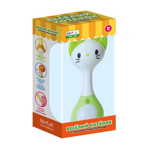 Погремушка ND Play Веселый котенок фото 2