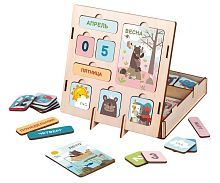 Развивающая деревянная игра-бизиборд Mapacha Календарь 962513