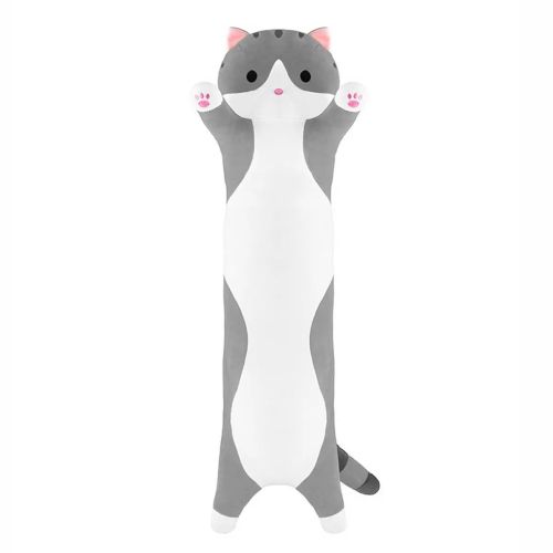 Мягкая Игрушка Maxitoys Кот Батон Серый, 110 см фото 3