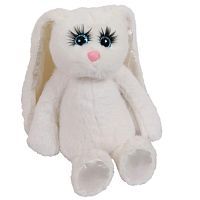 Мягкая игрушка ABtoys Реснички. Кролик белый 20 см