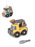 Конструктор скрутка Машинка, отвертка, в ассорт., сетка