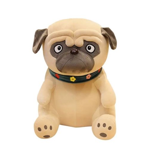 Мягкая игрушка Maxitoys Собака Мопс 30 см