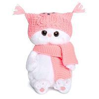 Кошечка Ли Ли Бэби в шапке-сова и шарфе 20 см