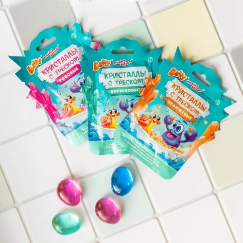 кристаллы с треском детские для купания в ванне baffy бирюзовые d0167-t фото 7 Кристаллы с треском детские для купания в ванне Baffy бирюзовые D0167-T фото 7