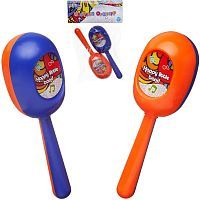 Музыкальный инструмент ABtoys ДоРеМио Весёлый оркестр Маракасы сине-оранжевый