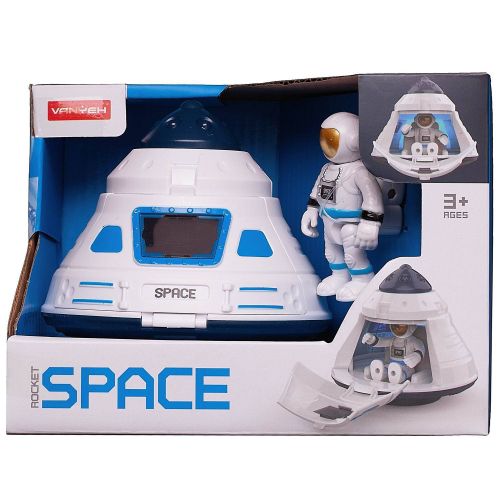 Игровой набор Junfa Капсула посадочная космическая с фигуркой космонавта фото 7