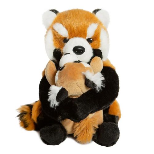 Мягкая Игрушка MAXITOYS Красная Панда с Малышом 25 см фото 3