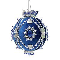 Набор для творчества Новогодний шар Жемчужина