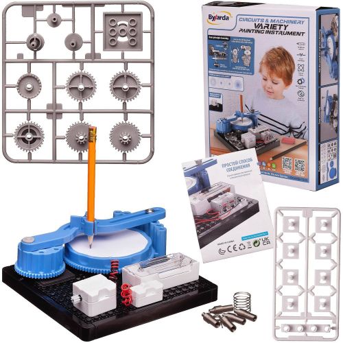 Электронный конструктор Junfa Машина для рисования узоров фото 7