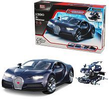 Конструктор-скрутка Скоростной автомобиль, 58 дет., свет, звук, эл.пит.AG13*3шт. вх.в компл., кор.