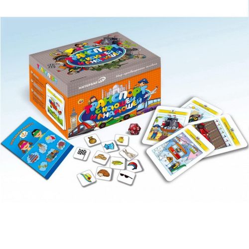 Настольная игра ИнтерХит С Ксюшей и Андрюшей Транспорт