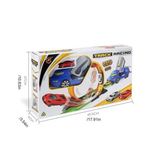 Трек с пусковым уствойством и машинкой 45,5х27х8,5 см фото 4