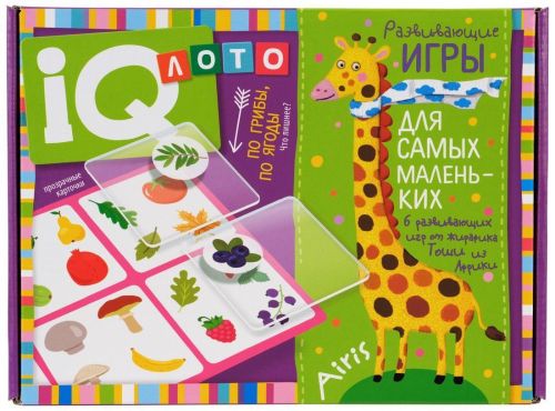 Лото для малышей Айресс-пресс По грибы, по ягоды. Что лишнее? 27458