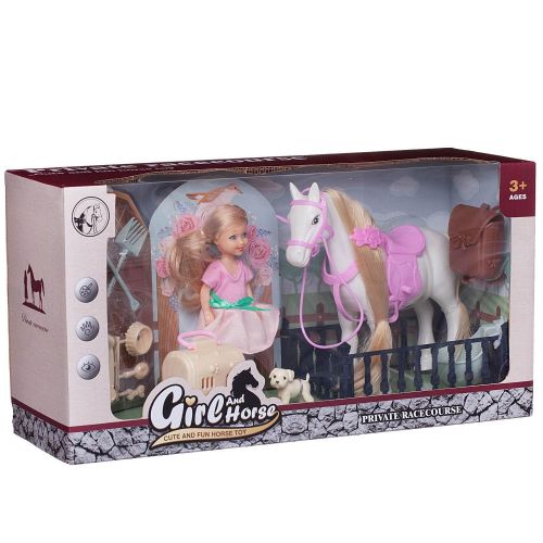 игровой набор junfa лошадка, куколка и игровые предметы (№2) фото 8 Игровой набор Junfa Лошадка, куколка и игровые предметы (№2) фото 8