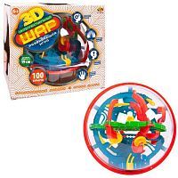 Интеллектуальный шар-летающая тарелка 3D, 100 барьеров, диаметр лабиринта 19 см