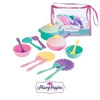 Набор посуды Mary Poppins Бабочка 39320 фиолетовый/голубой/розовый
