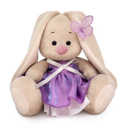 Зайка Ми в сиреневом сарафане 15 см
