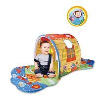 Коврик развивающий с навесом, игрушки 8 шт., пакет