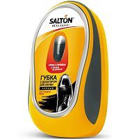 Губка SALTON для гладкой кожи с дозатором Черная