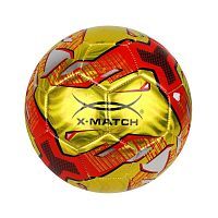 Мяч футбольный X-Match размер 5 золотой металлик 56488