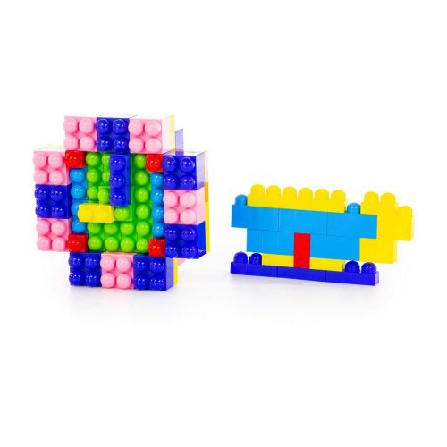 Конструктор "Великан" (198 эл. в мешке) 37х27х63,5 см фото 3