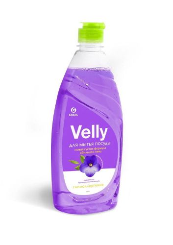 средство для мытья посуды grass velly бархатная фиалка 500мл Средство для мытья посуды GraSS Velly Бархатная фиалка 500мл