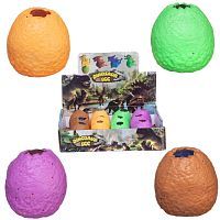 Игрушка-антистресс Junfa Dinosaur Egg Мялка "Яйцо динозавра", 12 яиц в дисплее
