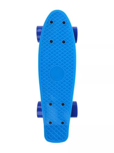 Скейтборд пластиковый 41x12 см голубой 636247 фото 3