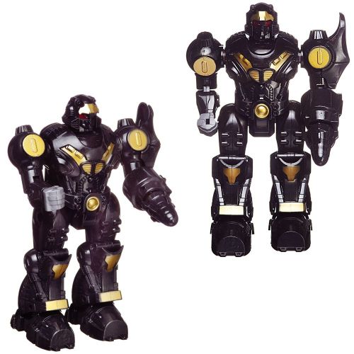 Робот Abtoys черный, с эффектами, на батарейках фото 2