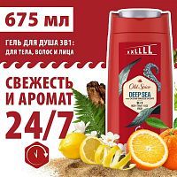 Old Spice Гель для душа и шампунь DeepSea 3в1 675мл