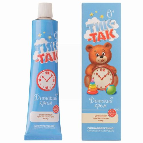 крем свобода тик-так, детский гипоаллергенный 41г Крем СВОБОДА Тик-Так, детский гипоаллергенный 41г