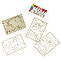 Трафареты пластилиновые фантазии животные