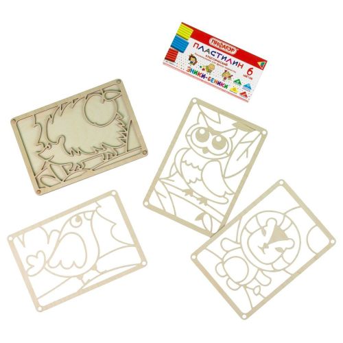 Трафареты пластилиновые фантазии животные