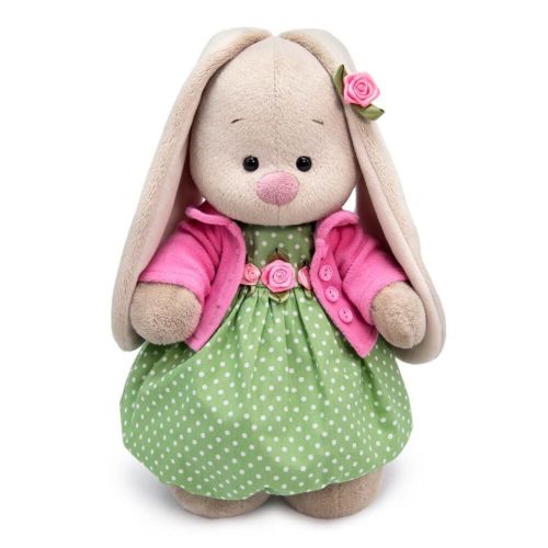 Зайка Ми в платье в горох 25 см