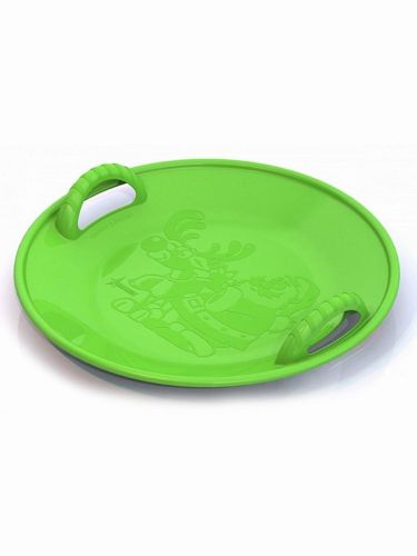 НОРДПЛАСТ Ледянка Салазка большая, 58см зеленая