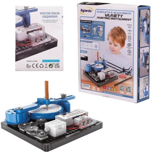 Электронный конструктор Junfa Машина для рисования узоров фото 2