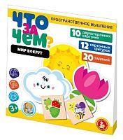 Игра развивающая Что за чем? Мир вокруг