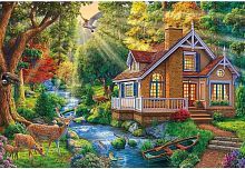 Алмазная мозаика Секретное место, 40х50 см, 24 цв, частич. заполнение, с подр.