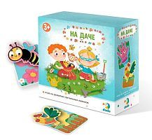 Карточная игра на развитие тактильных навыков "На даче"