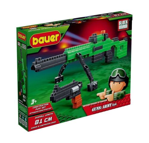 Конструктор Bauer Армия 873 Снайперская винтовка Драгунова + пистолет ТТ