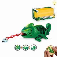 Хамелеон р/у, ползает, свет, пульт д/у, эл.пит. АА*4, пульт ААА*2, не вх.в компл., кор.