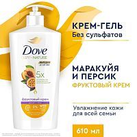 DOVE Гель для душа Маракуйя-персик 610мл