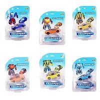 Робот трансформер, 6 видов в коллекции